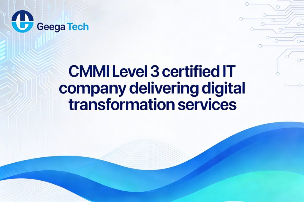 CMMI Level 3 certified IT company delivering digital transformation services