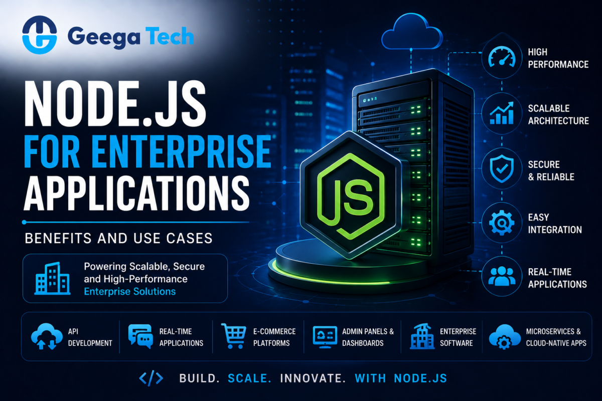 Node.js enterprise applications and scalable backend development