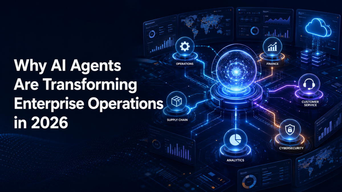 AI agents transforming enterprise operations through intelligent automation in 2026